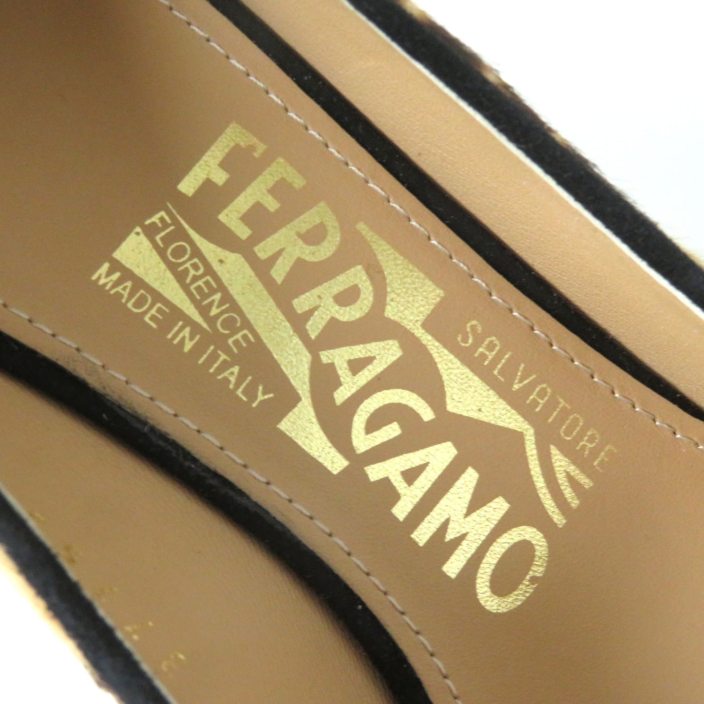 Salvatore Ferragamo pumps leather Brown type 5