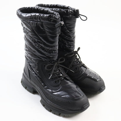 LOUIS VUITTON boots Nylon, Rubber black 2054 lines 7