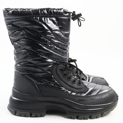 LOUIS VUITTON boots Nylon, Rubber black 2054 lines 7