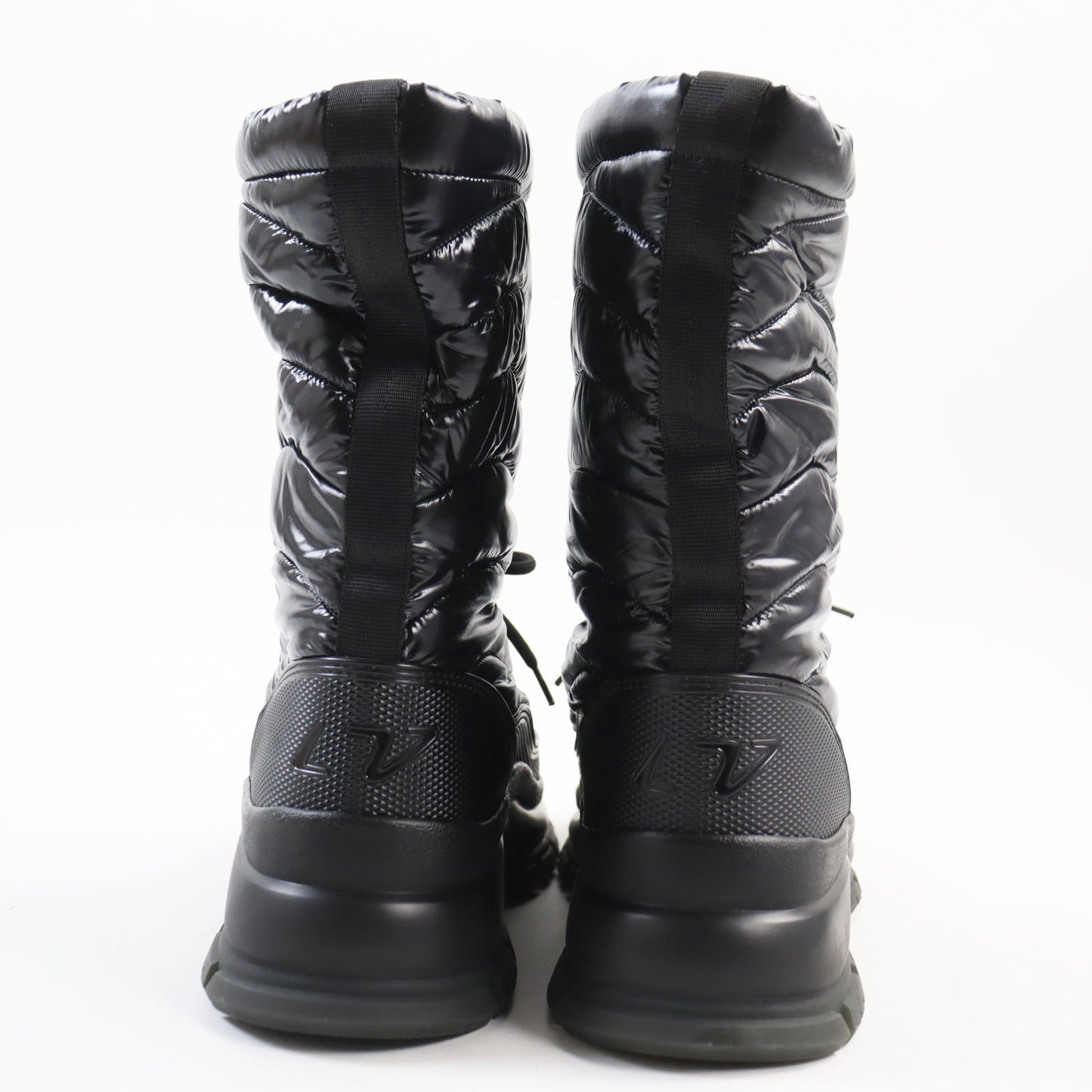 LOUIS VUITTON boots Nylon, Rubber black 2054 lines 7