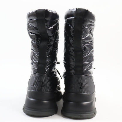 LOUIS VUITTON boots Nylon, Rubber black 2054 lines 7