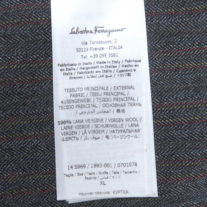 Salvatore Ferragamo Blouson wool gray XL