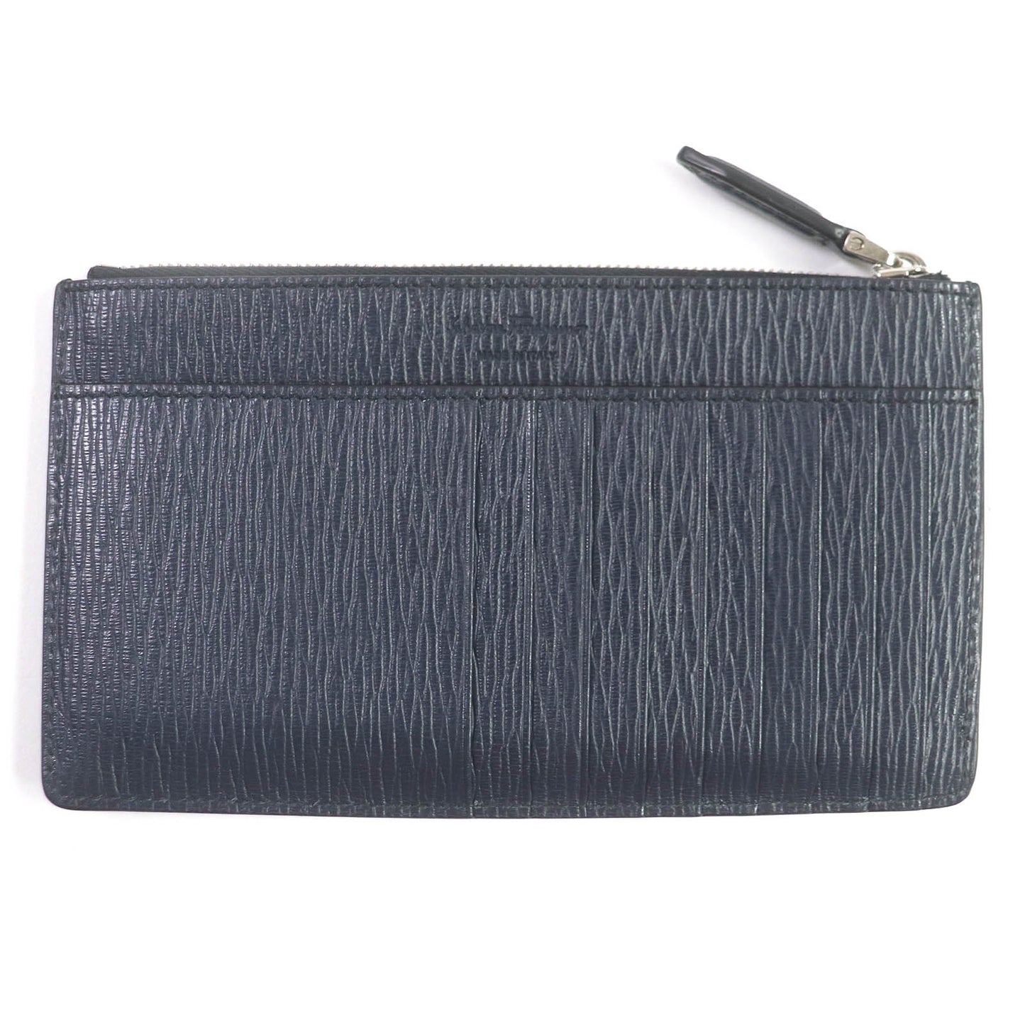 Salvatore Ferragamo Coin case 660569 leather Dark navy