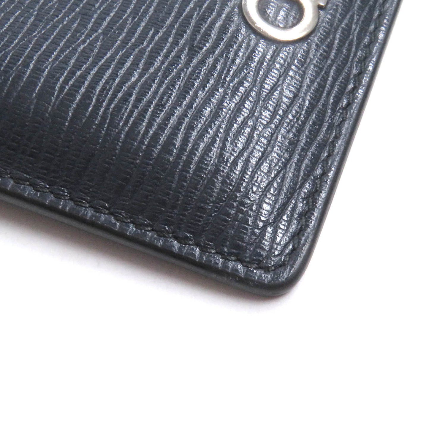 Salvatore Ferragamo Coin case 660569 leather Dark navy