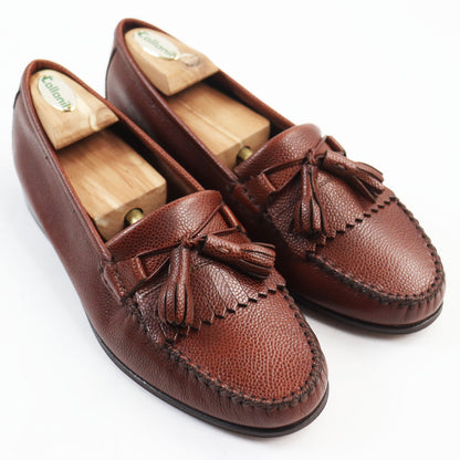 Salvatore Ferragamo loafers leather Brown PIETRO 8.5