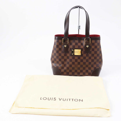 LOUIS VUITTON Tote Bag N51205 Damier canvas leather Brown type Hamstead PM