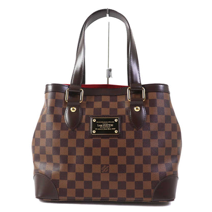 LOUIS VUITTON Tote Bag N51205 Damier canvas leather Brown type Hamstead PM