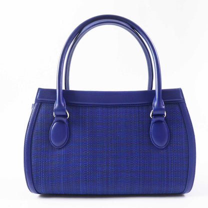 COMTESSE Handbag Horsehair Leather blue