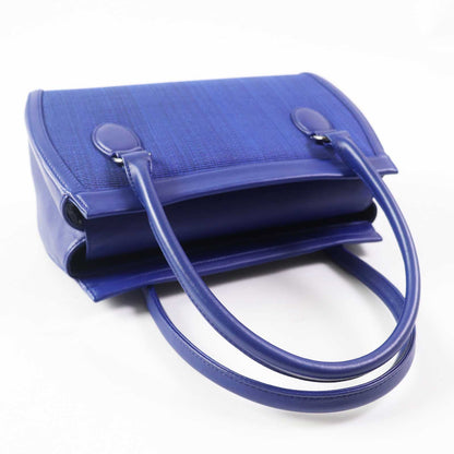 COMTESSE Handbag Horsehair Leather blue