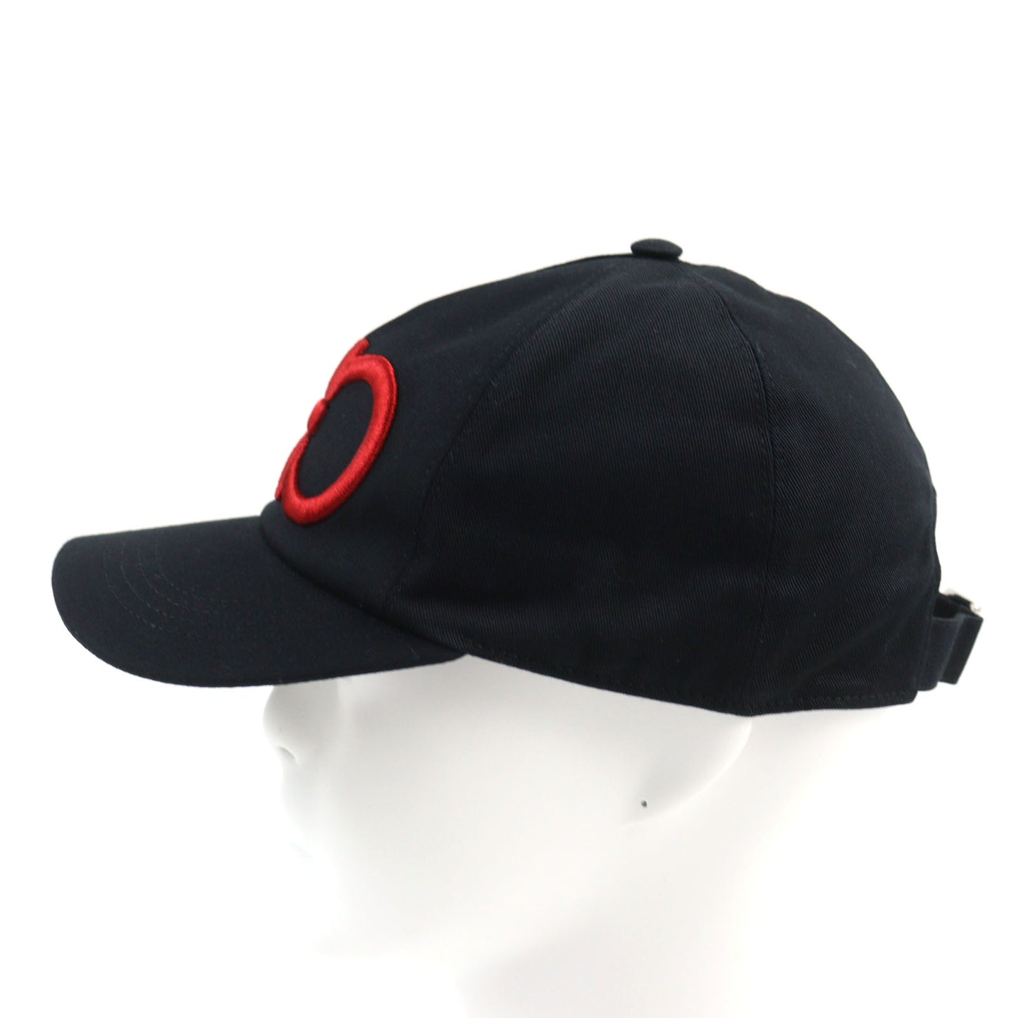 Salvatore Ferragamo cap cotton Black red