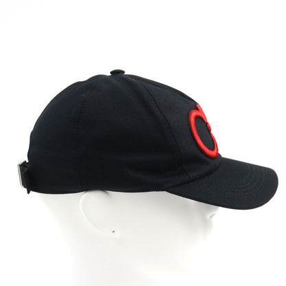 Salvatore Ferragamo cap cotton Black red