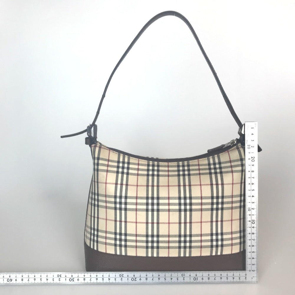 BURBERRY Shoulder Bag canvas Beige brown Sling bag Nova Check