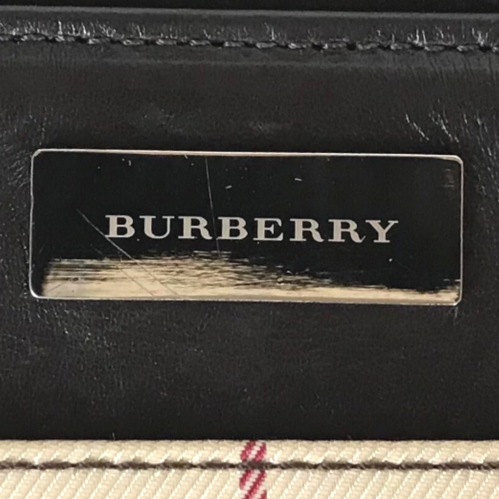 BURBERRY Shoulder Bag canvas Beige brown Cross body Nova Check