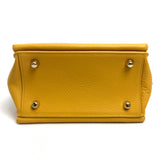 Christian Louboutin Handbag leather yellow Shoulder Bag Mini Tote passage messenger Women Used Authentic