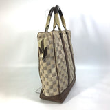 LOUIS VUITTON Tote Bag N48185 canvas white Damiern Hippo Women Used Authentic