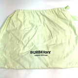 BURBERRY Shoulder Bag 80412551 Leather / canvas blue clutch bag handbag bag SM pocket Women Used Authentic