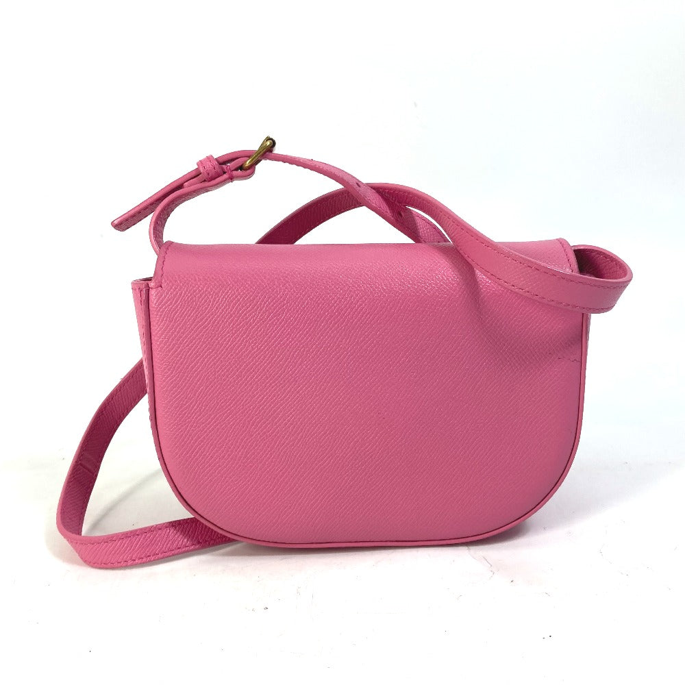 BALENCIAGA Shoulder Bag 550639 leather pink Ville di Women Used Authentic