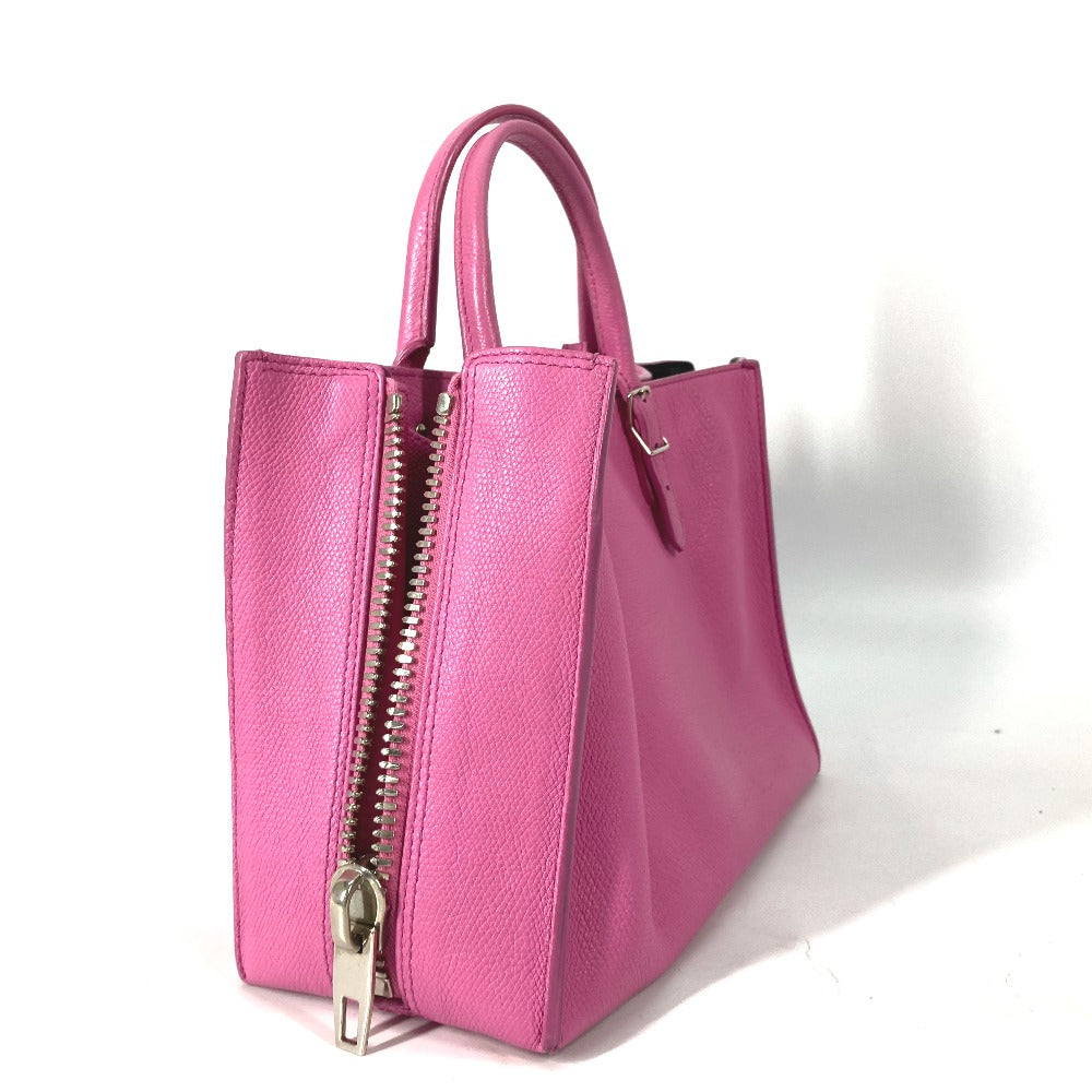 BALENCIAGA Shoulder Bag 399531 leather pink The Paper Mini 2way