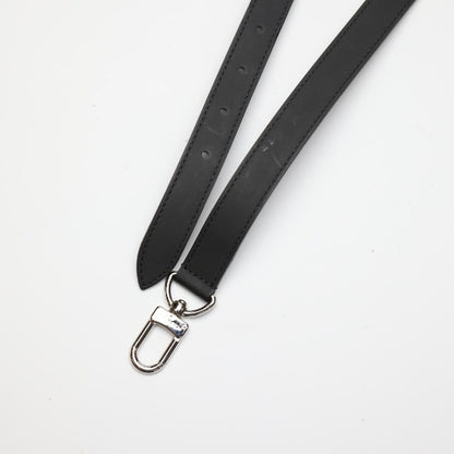 LOUIS VUITTON Shoulder strap M33432  Taiga Leather black Shoulder strap strap For Taiga Blue Marine Women(Unisex) Used Authentic