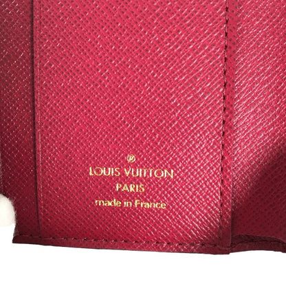 LOUIS VUITTON Coin case M62932 Monogram canvas Fuchsia Portefeuille Zoe Monogram Coin purse with Card Case Women Used Authentic