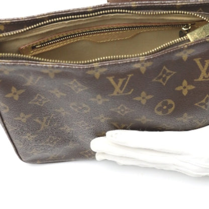 LOUIS VUITTON Shoulder Bag M51146 Monogram canvas Brown Monogram Looping MM Women Used Authentic