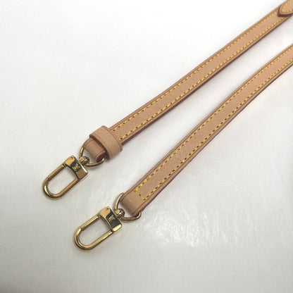 LOUIS VUITTON Shoulder strap J52314 Nume leather beige strap Adjustable Women Used Authentic