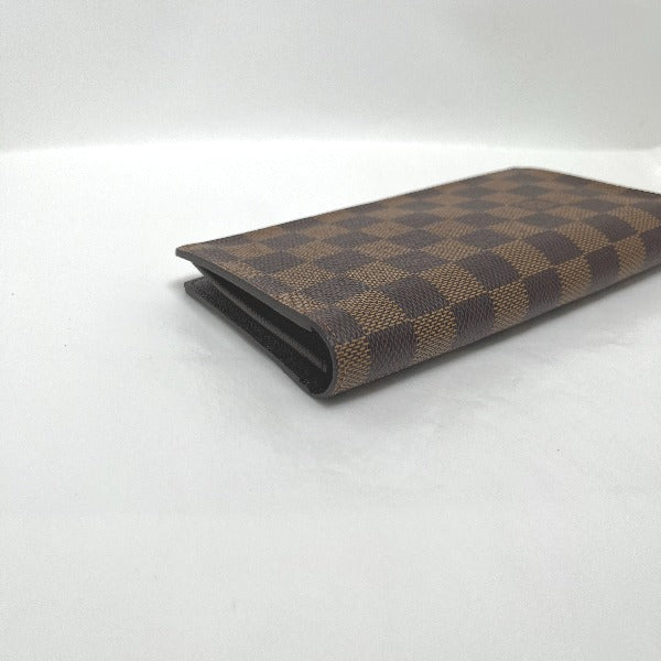 LOUIS VUITTON Bifold Wallet N60017 Damier canvas Brown Wallet with card pocket Damier Portefeuille Blaza mens(Unisex) Used Authentic