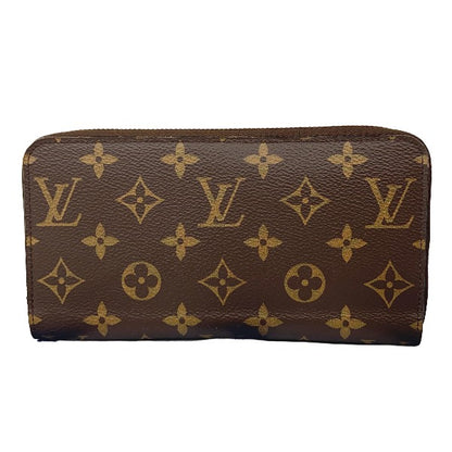 LOUIS VUITTON Long Wallet Purse M41895 Monogram canvas Fuchsia Zip Around Monogram Zippy wallet unisex(Unisex) Used Authentic