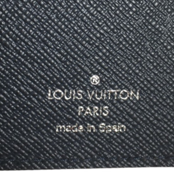 LOUIS VUITTON Long Wallet Purse M61816 Epi Leather Blue Marine Portefeuille Brazza Epi Bifold Wallet long wallet with coin pocket unisex(Unisex) Used Authentic