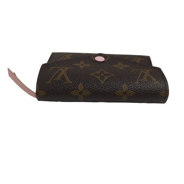 LOUIS VUITTON Coin case M62360 Monogram canvas Rose Valerie Coin purse with Card Case Monogram Portefeuille Victorine Women Used Authentic