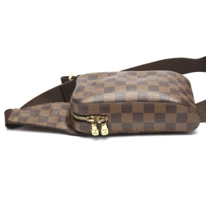 LOUIS VUITTON Sling bag N51994 Damier canvas, leather Brown Waist pouch Damier Geronimos unisex(Unisex) Used Authentic