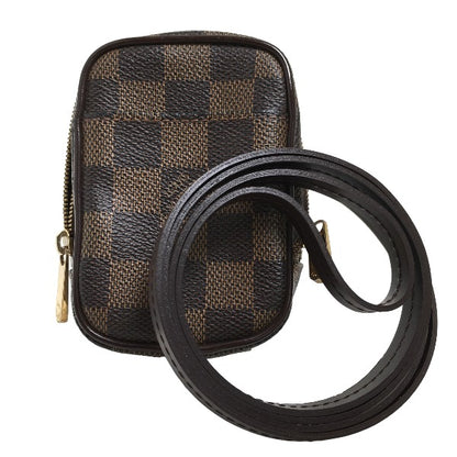 LOUIS VUITTON Pouch N61738 Damier canvas Brown Pouch Damier Etui / Okapi PM unisex(Unisex) Used Authentic