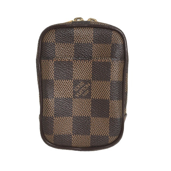 LOUIS VUITTON Pouch N61738 Damier canvas Brown Pouch Damier Etui / Okapi PM unisex(Unisex) Used Authentic