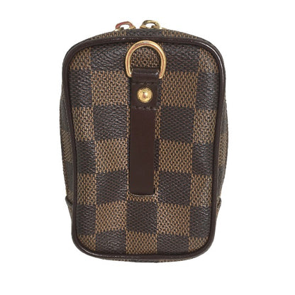 LOUIS VUITTON Pouch N61738 Damier canvas Brown Pouch Damier Etui / Okapi PM unisex(Unisex) Used Authentic