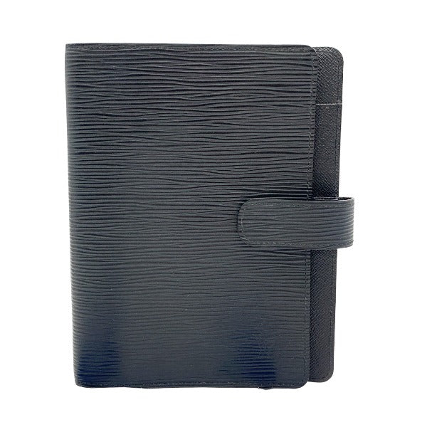 LOUIS VUITTON Notebook cover R20202 Epi Leather Noir Notebook case Epi Agenda MM mens(Unisex) Used Authentic