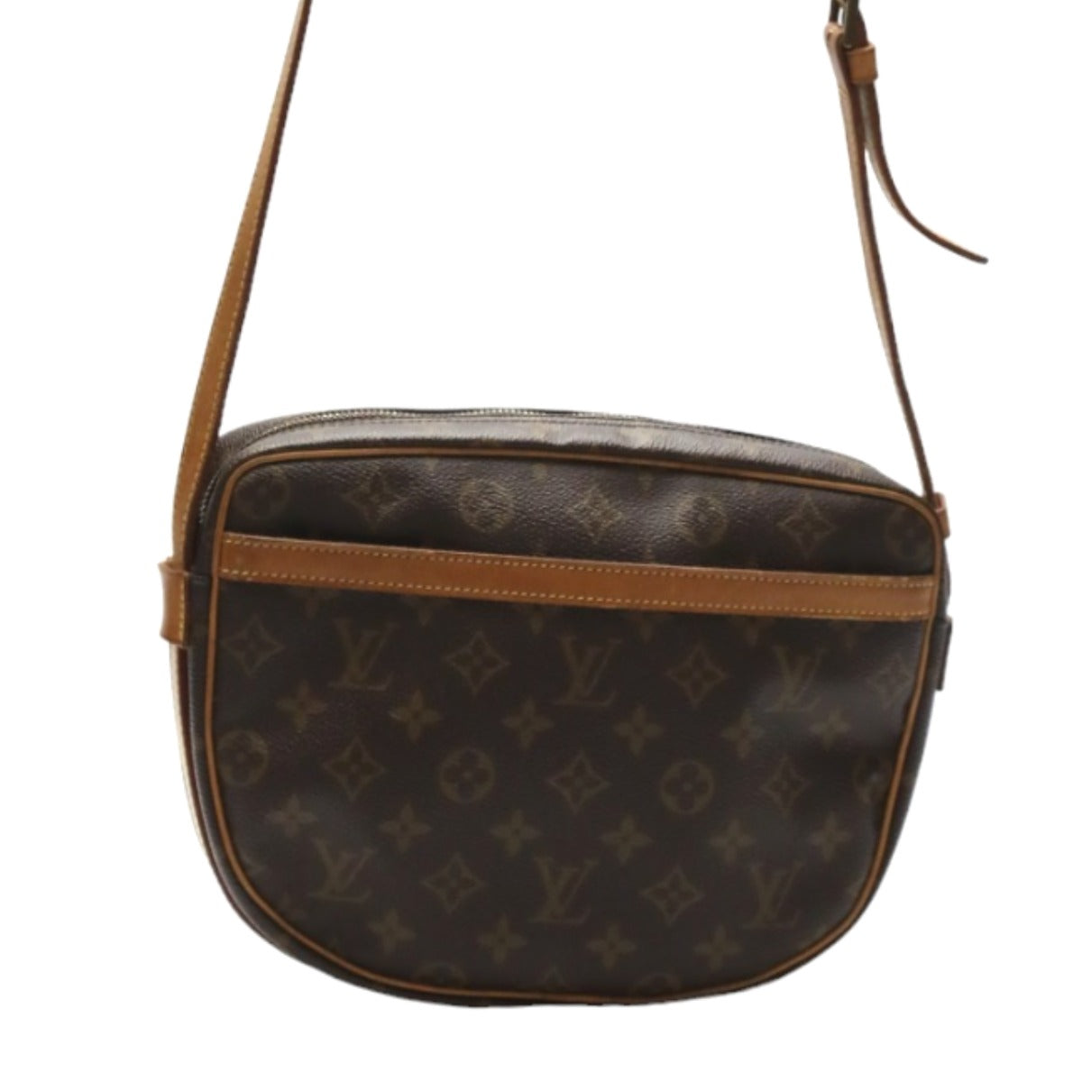 LOUIS VUITTON Shoulder Bag M51227 Monogram canvas Brown Shoulder Bag Monogram Geneufeille Women Used Authentic