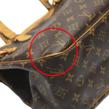 LOUIS VUITTON Tote Bag bag Monogram Batignolles Horizontal Monogram canvas M51154 Brown Women Used Authentic
