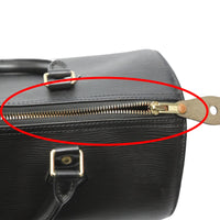 LOUIS VUITTON Handbag Mini Boston Epi Speedy 30 Epi Leather M59022 black unisex(Unisex) Used Authentic