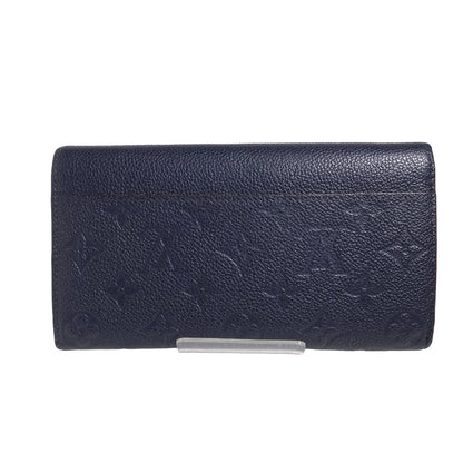 LOUIS VUITTON Long Wallet Purse M62125 Monogram Ann Platt Marine Rouge Portefeuille Sarah Ann Platt Coin purse with Card Case Women Used Authentic