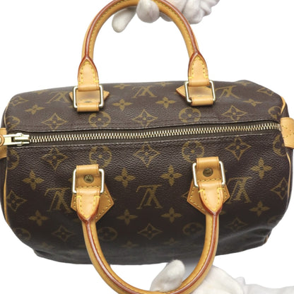 LOUIS VUITTON Handbag M41528 Monogram canvas Brown Mini Boston Monogram Speedy 25 Women Used Authentic