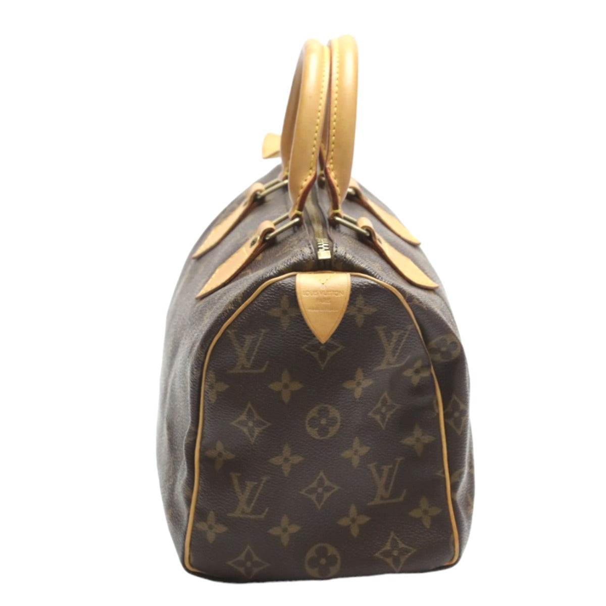 LOUIS VUITTON Handbag M41528 Monogram canvas Brown Mini Boston Monogram Speedy 25 Women Used Authentic