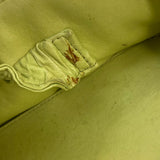 CHANEL Handbag leather Yellow type quilting Matrasse vanity bag Women Used Authentic