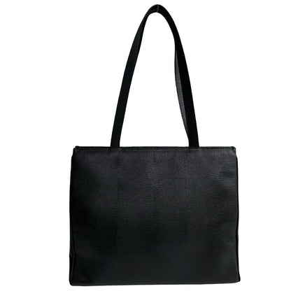 Salvatore Ferragamo Tote Bag leather black