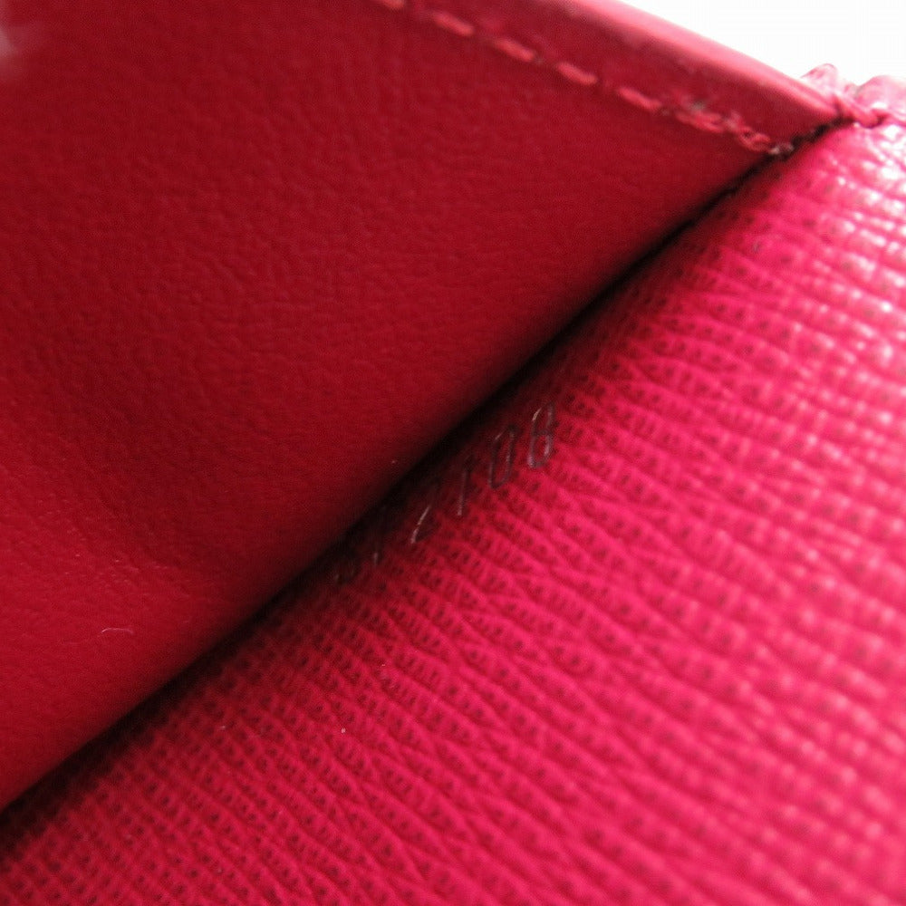 LOUIS VUITTON Tri-fold wallet M62171 Epi Leather Fuchsia Compact wallet Epi Portefeuille Victorine Women Used Authentic