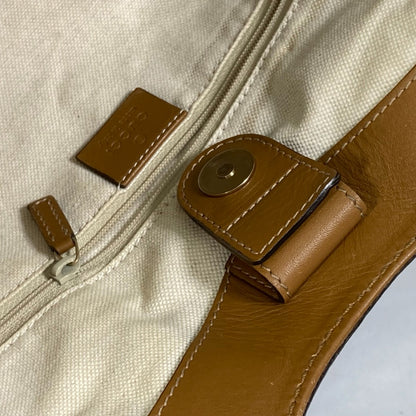 GUCCI Tote Bag 211944 Canvas / leather beige Bag Sukey