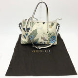 GUCCI Handbag 353440 PVC / Leather multicolor flora Women Used Authentic