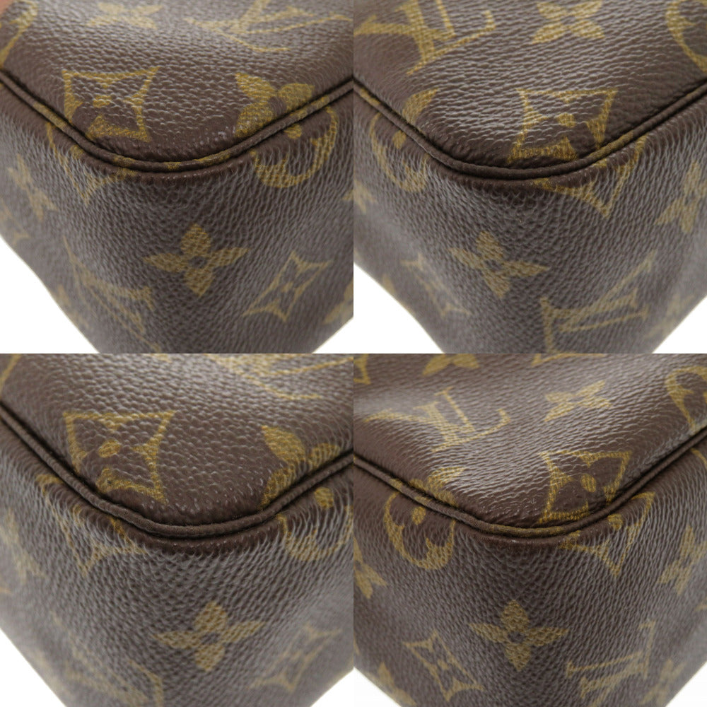 LOUIS VUITTON business bag M47522 Monogram canvas Brown Monogram Truth Cracking Ty 28 mens Used Authentic