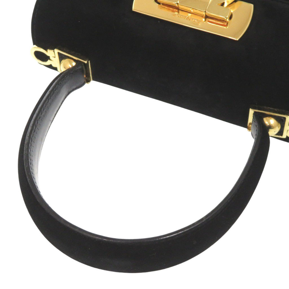 Salvatore Ferragamo Handbag AQ-212193 black Gancini