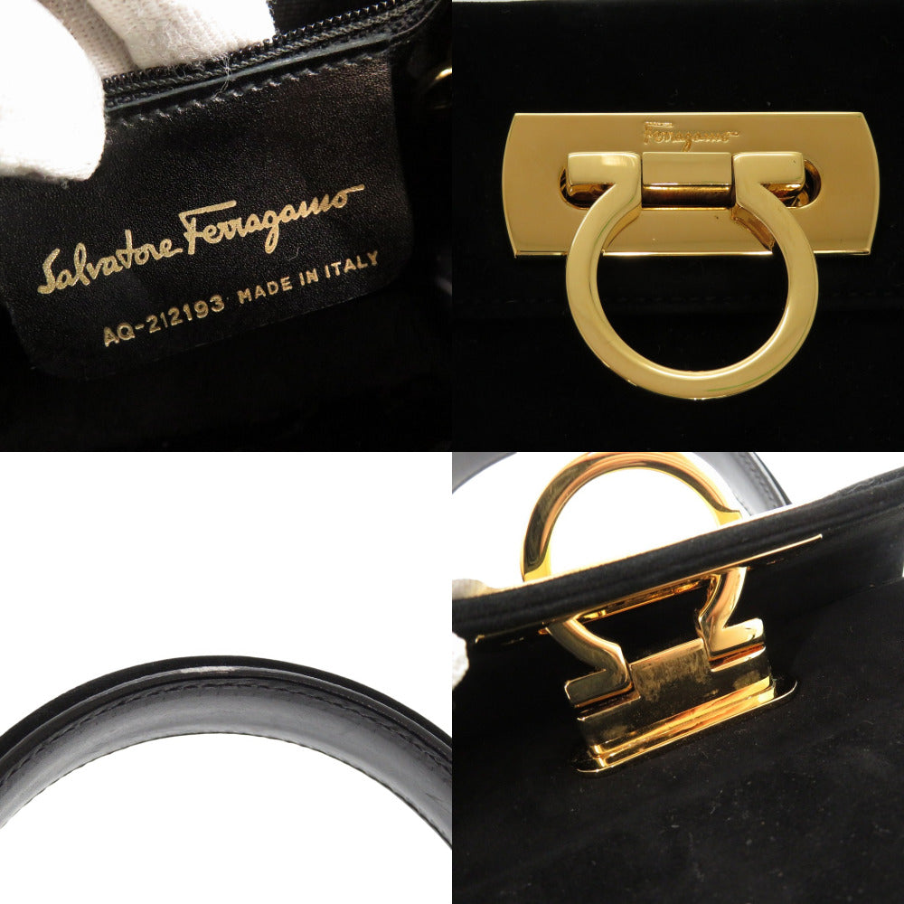 Salvatore Ferragamo Handbag AQ-212193 black Gancini