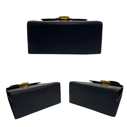 Salvatore Ferragamo Shoulder Bag leather Navy